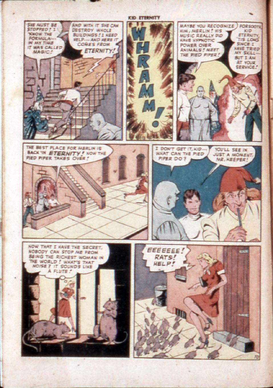 Read online Kid Eternity (1946) comic -  Issue #10 - 12