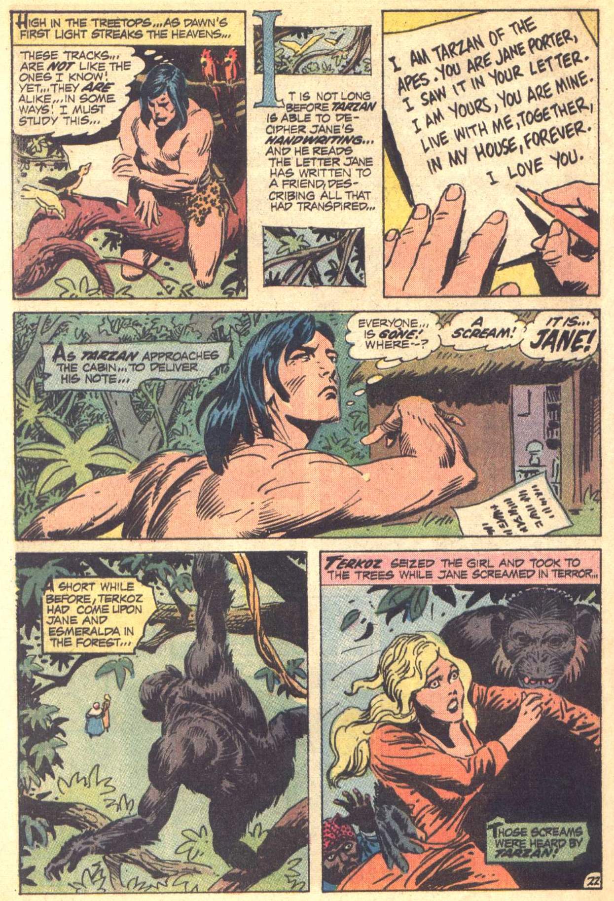 Read online Tarzan (1972) comic -  Issue #209 - 22