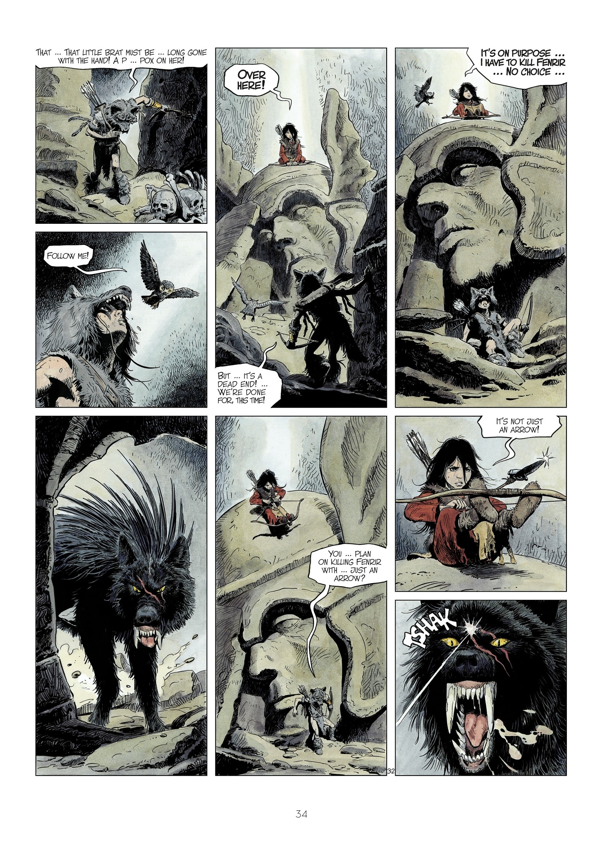 Read online The World of Thorgal: Wolfcub comic -  Issue #3 - 36