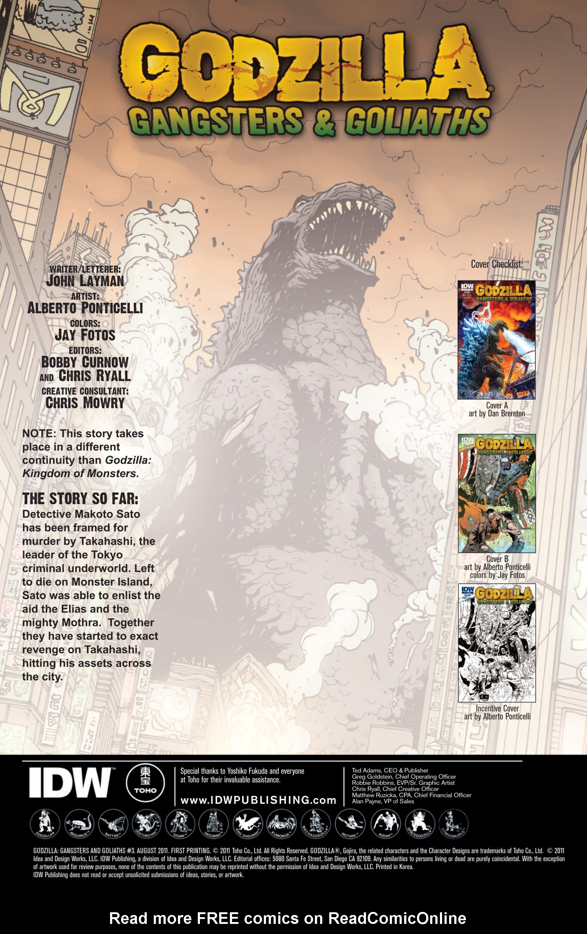 Read online Godzilla: Gangsters and Goliaths comic -  Issue # Full - 55