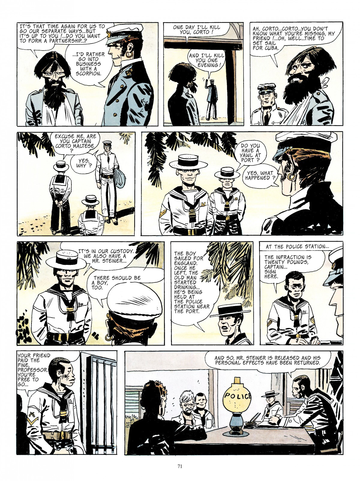 Read online Corto Maltese comic -  Issue # TPB 4 - 61