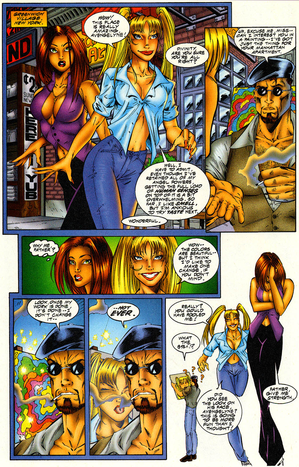 Read online Avengelyne (1996) comic -  Issue #6 - 7