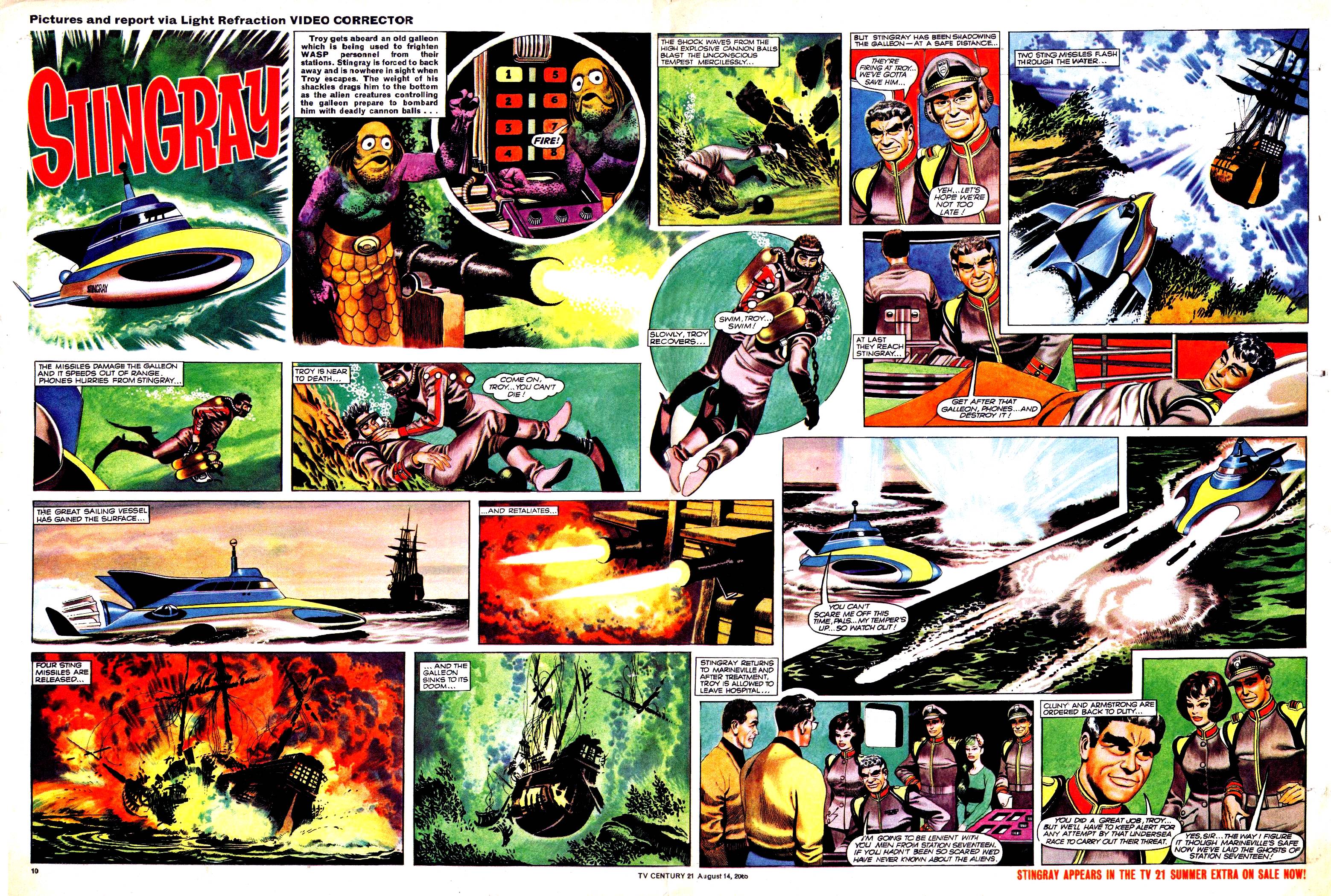 Read online TV Century 21 (TV 21) comic -  Issue #30 - 10