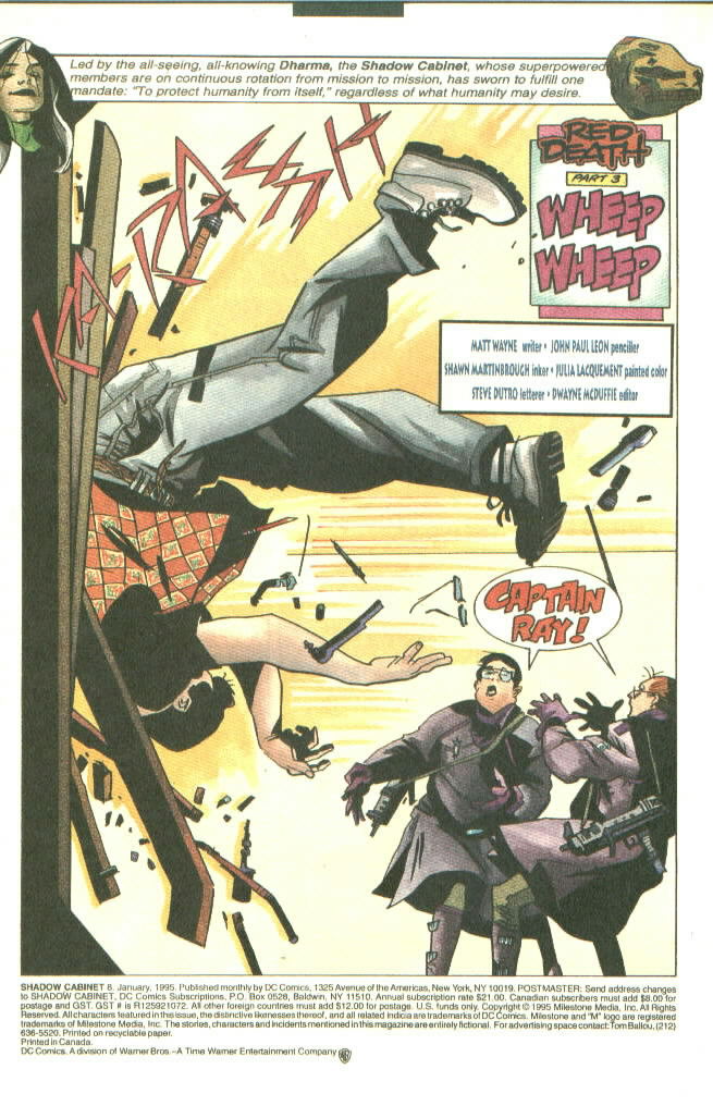 Read online Shadow Cabinet comic -  Issue #8 - 4