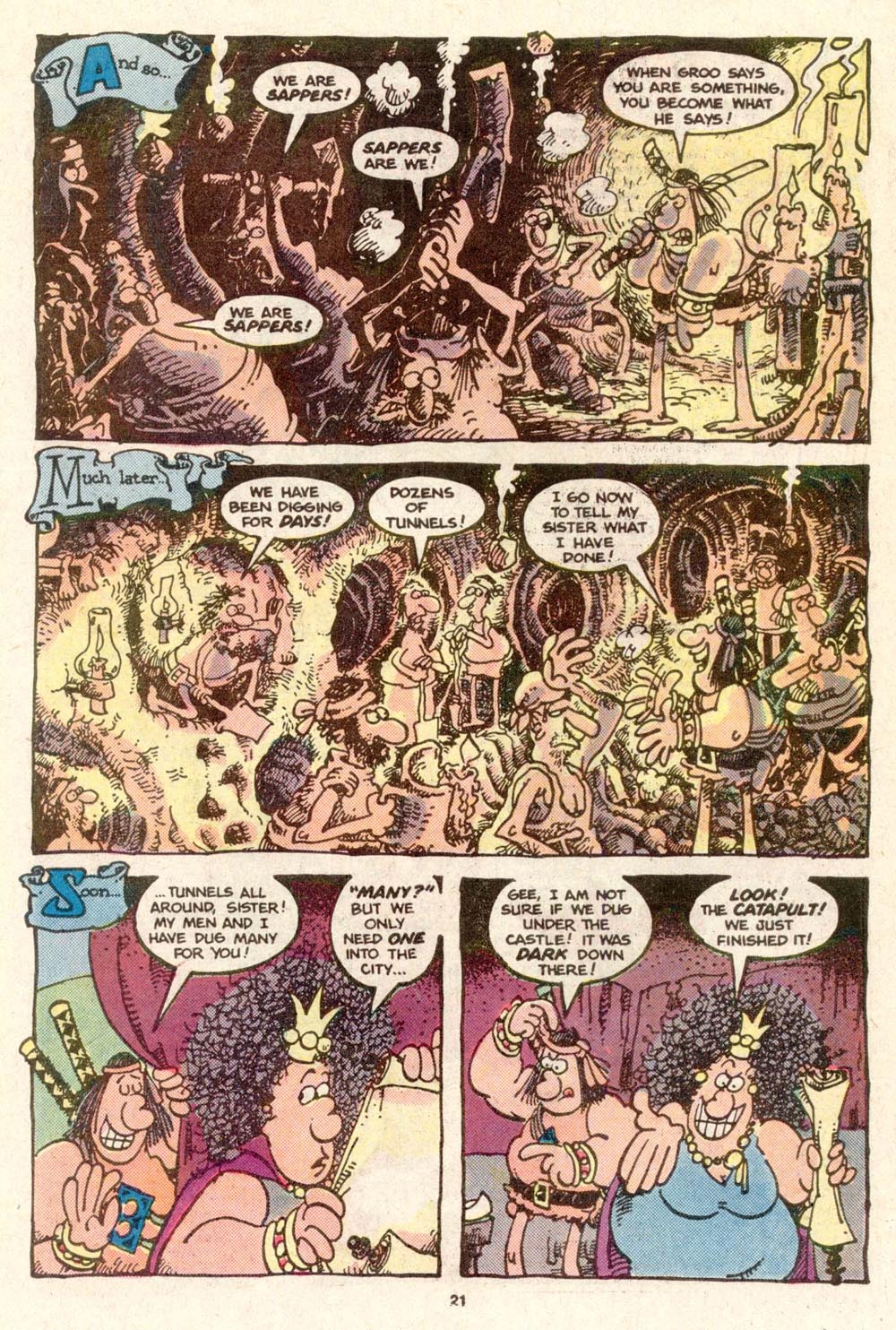 Read online Sergio Aragonés Groo the Wanderer comic -  Issue #19 - 22