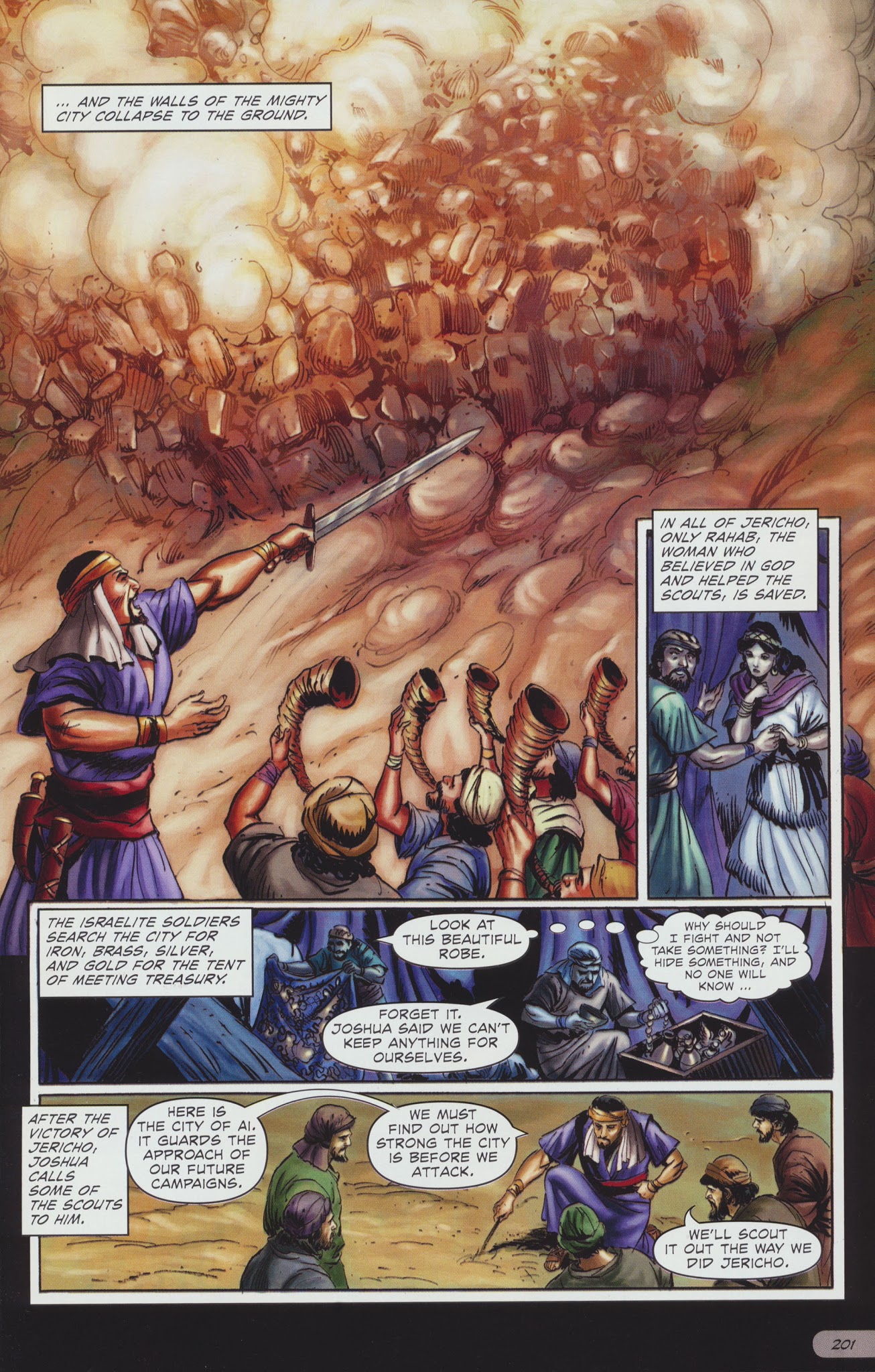 Read online The Action Bible comic -  Issue # TPB 1 - 205