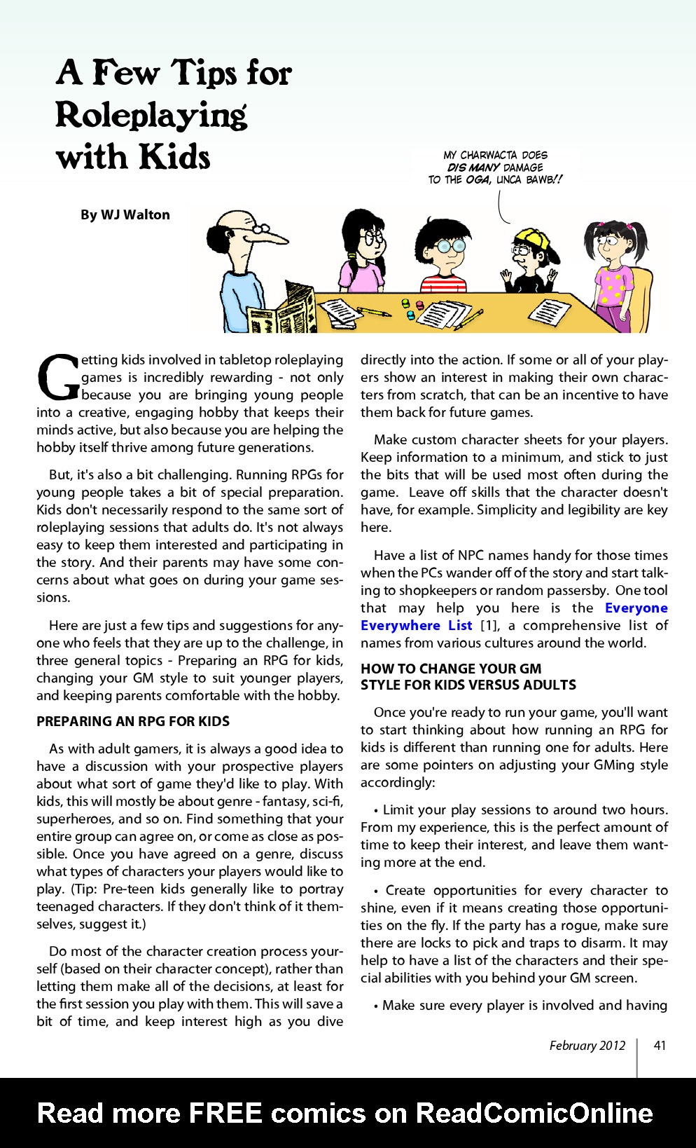 Read online Knights of the Dinner Table comic -  Issue #184 - 43