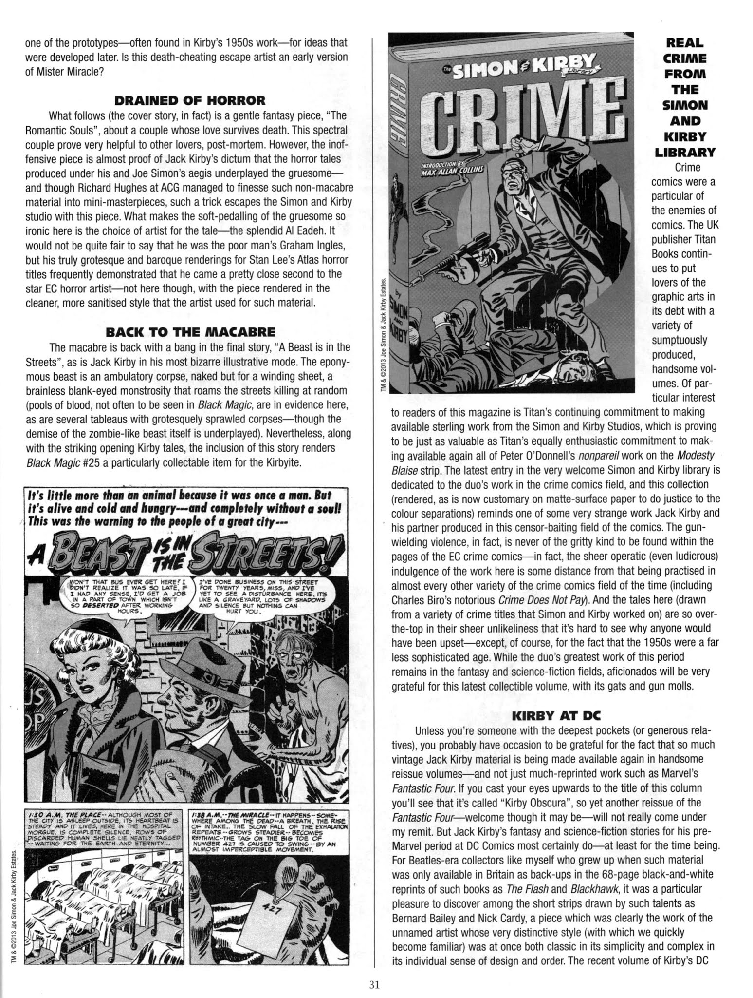 Read online The Jack Kirby Collector comic -  Issue #60 - 35
