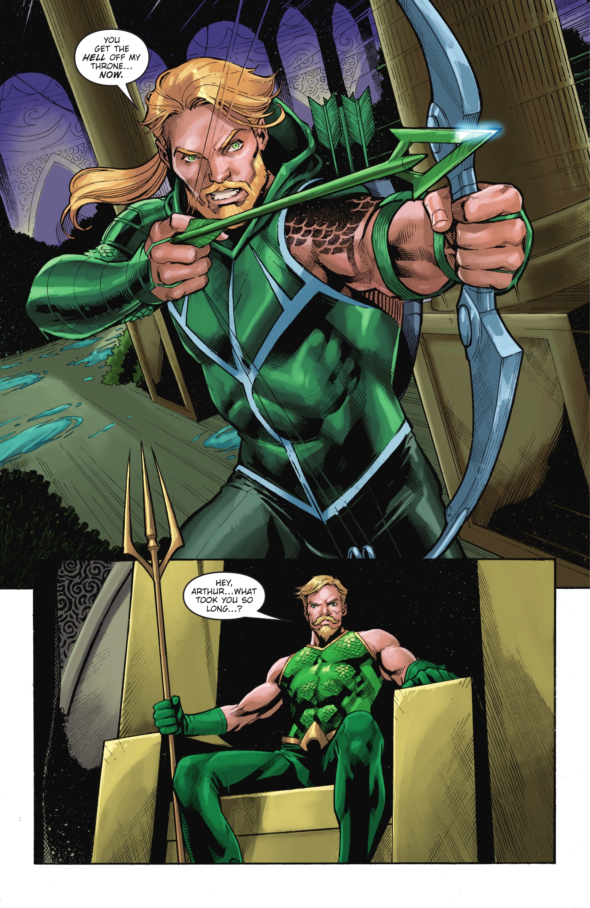 Read online Aquaman/Green Arrow - Deep Target comic -  Issue #1 - 14