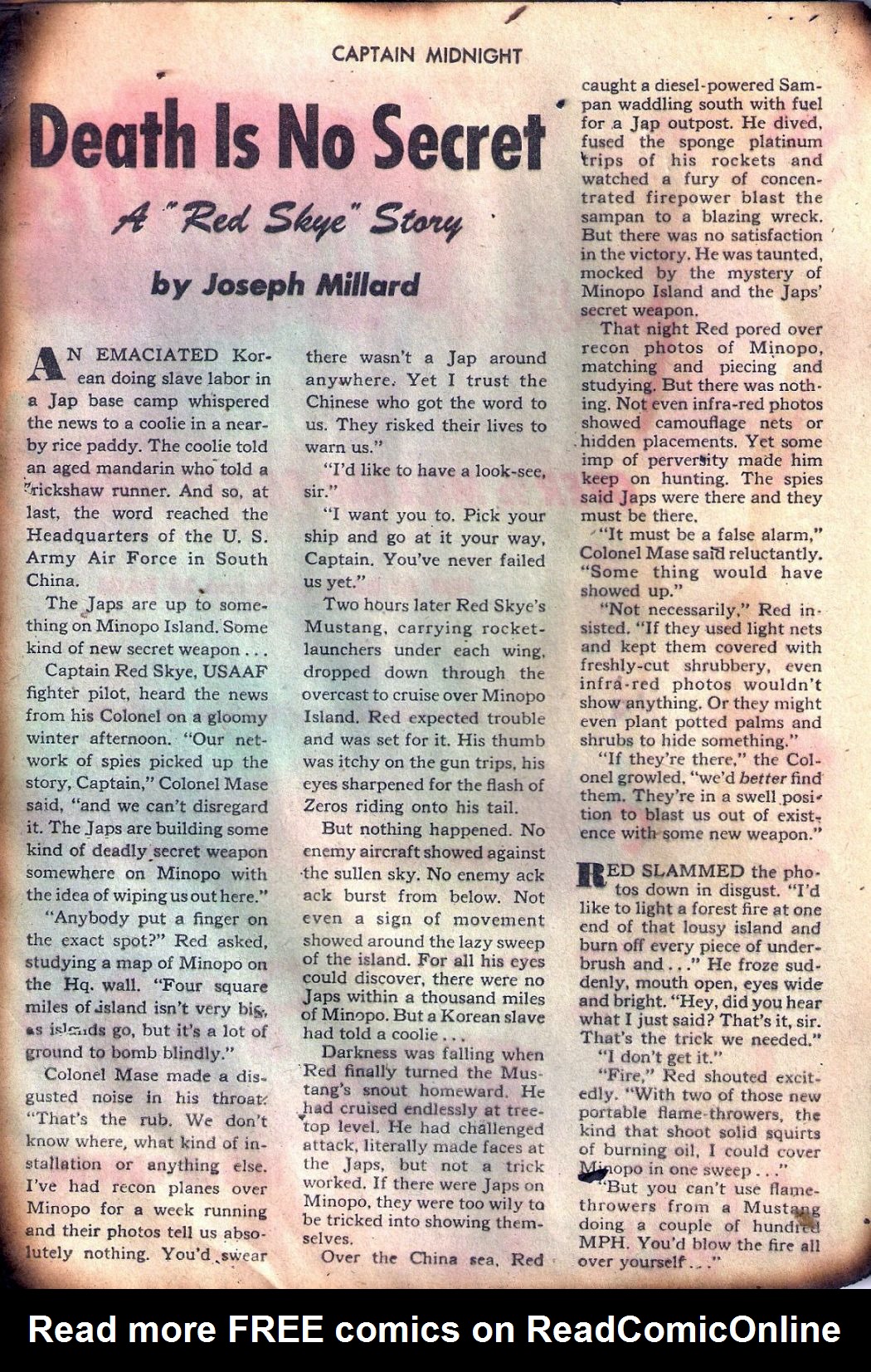 Read online Captain Midnight (1942) comic -  Issue #32 - 13
