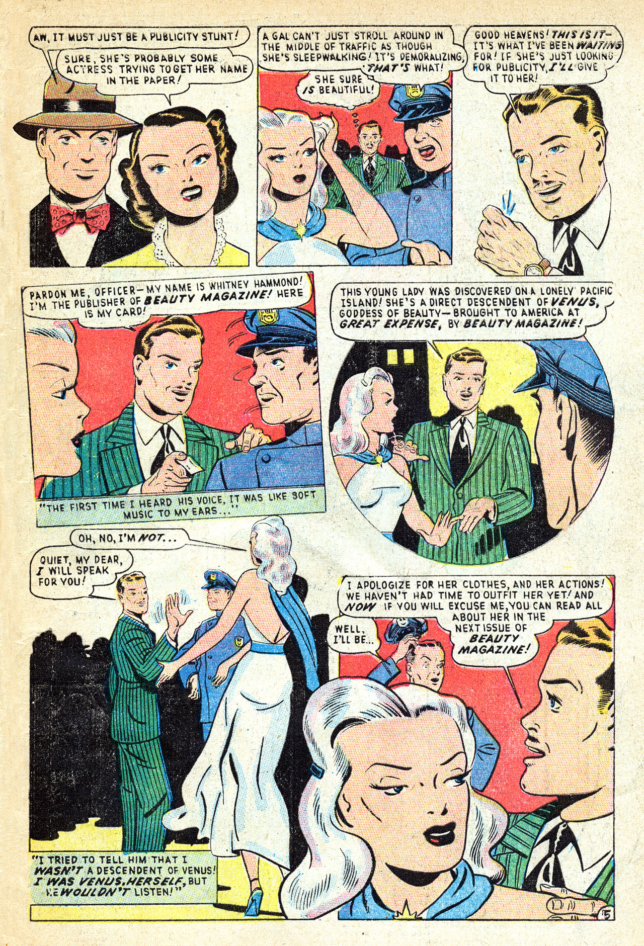 Read online Venus (1948) comic -  Issue #1 - 7