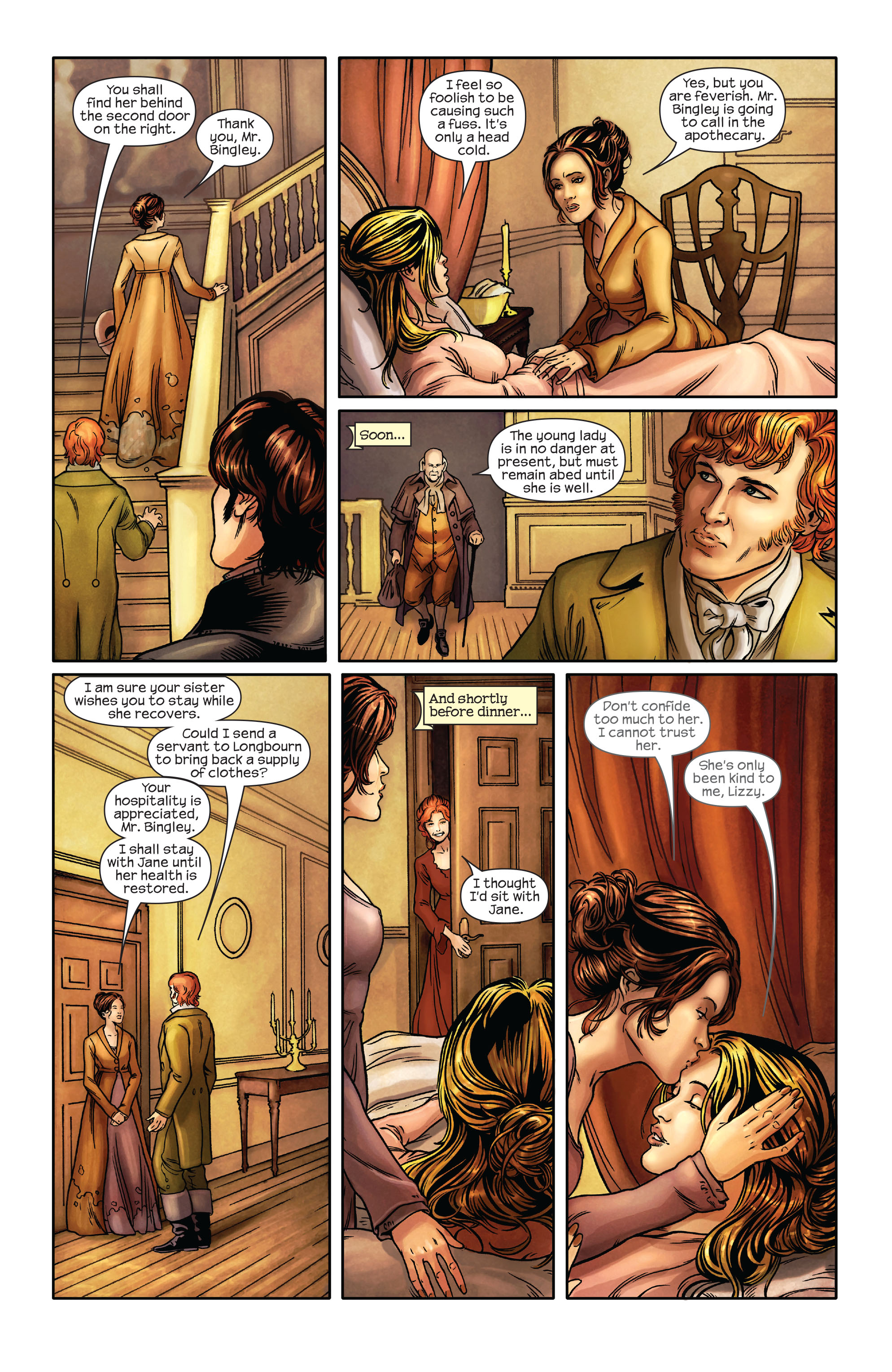 Read online Pride & Prejudice (2009) comic -  Issue #1 - 15