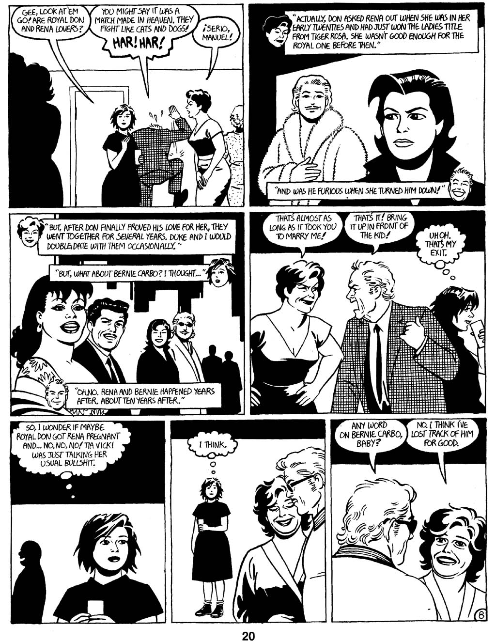 Read online Love and Rockets (1982) comic -  Issue #16 - 22