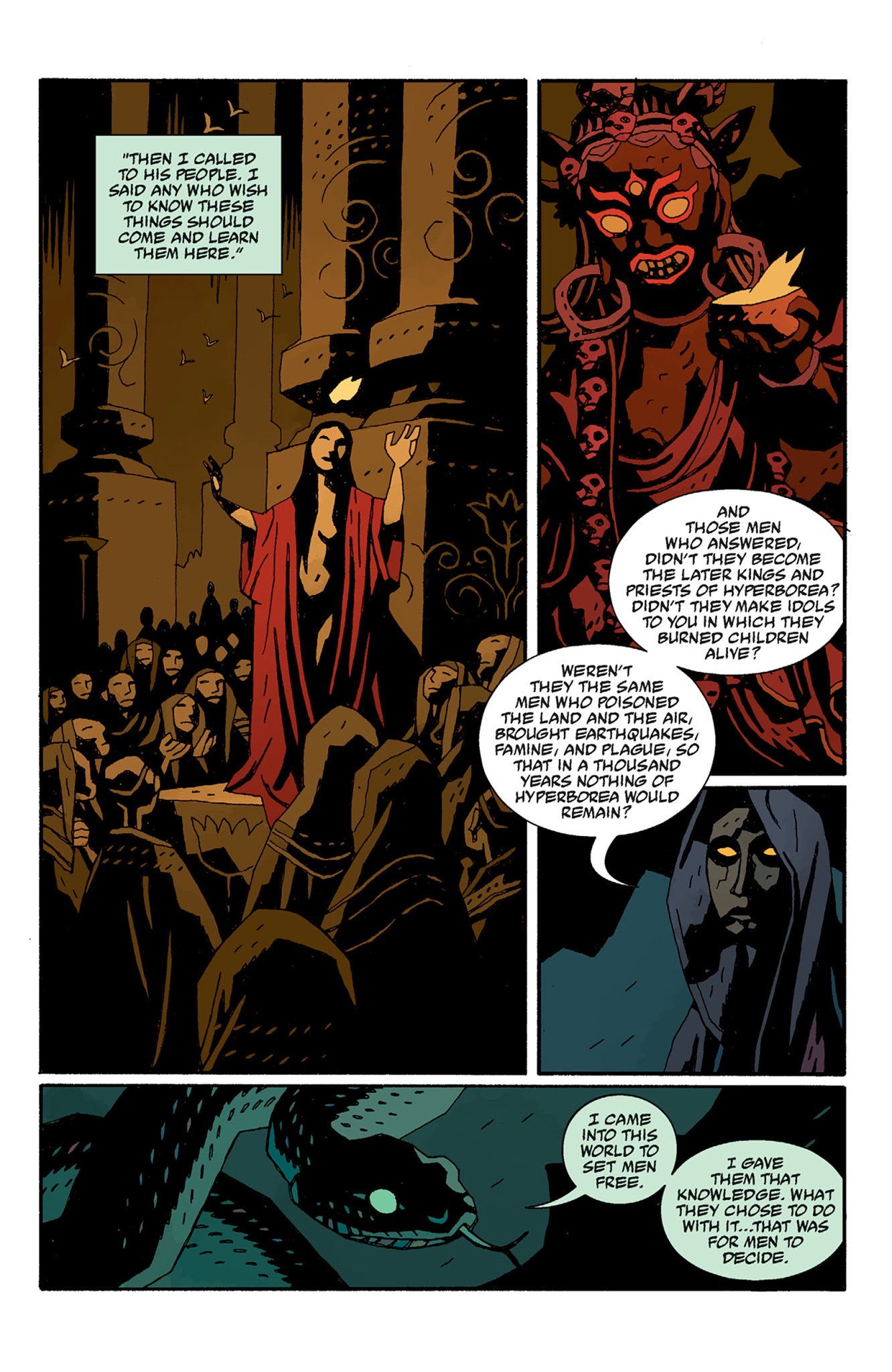 Read online Hellboy: Darkness Calls comic -  Issue # TPB - 171