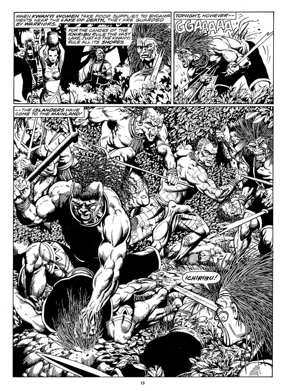 Read online The Savage Sword Of Conan comic -  Issue #211 - 15