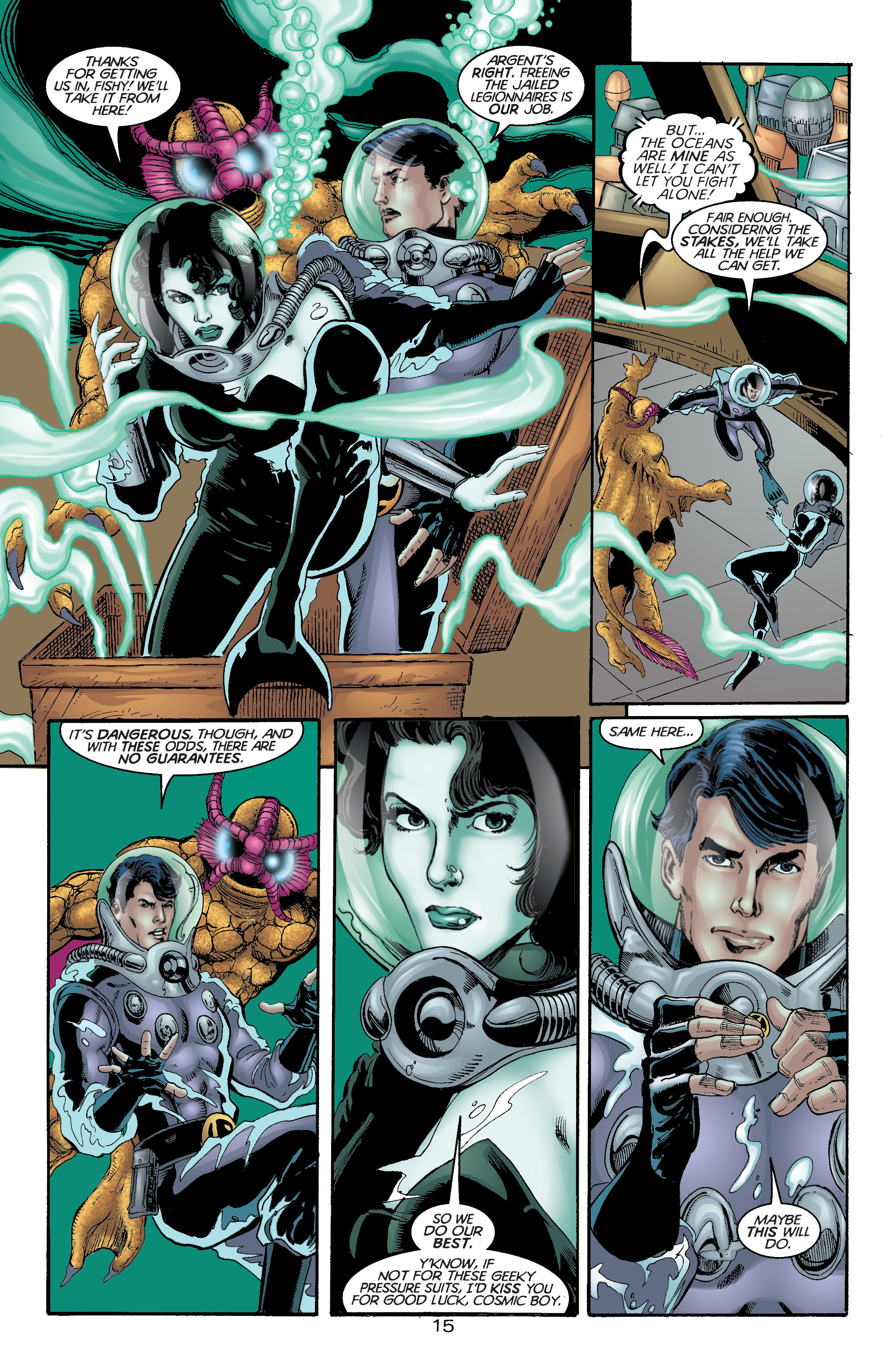 Read online Titans/Legion of Super-Heroes: Universe Ablaze comic -  Issue #4 - 17
