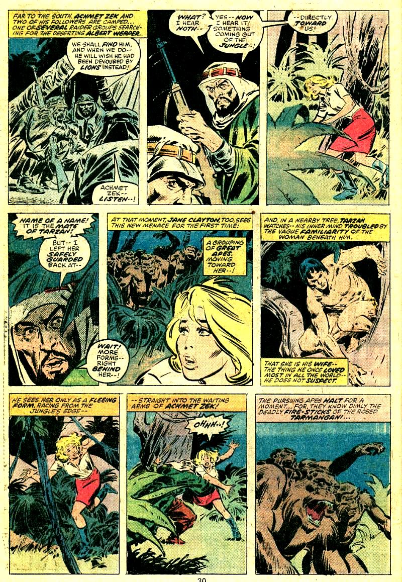 Read online Tarzan (1977) comic -  Issue #6 - 17