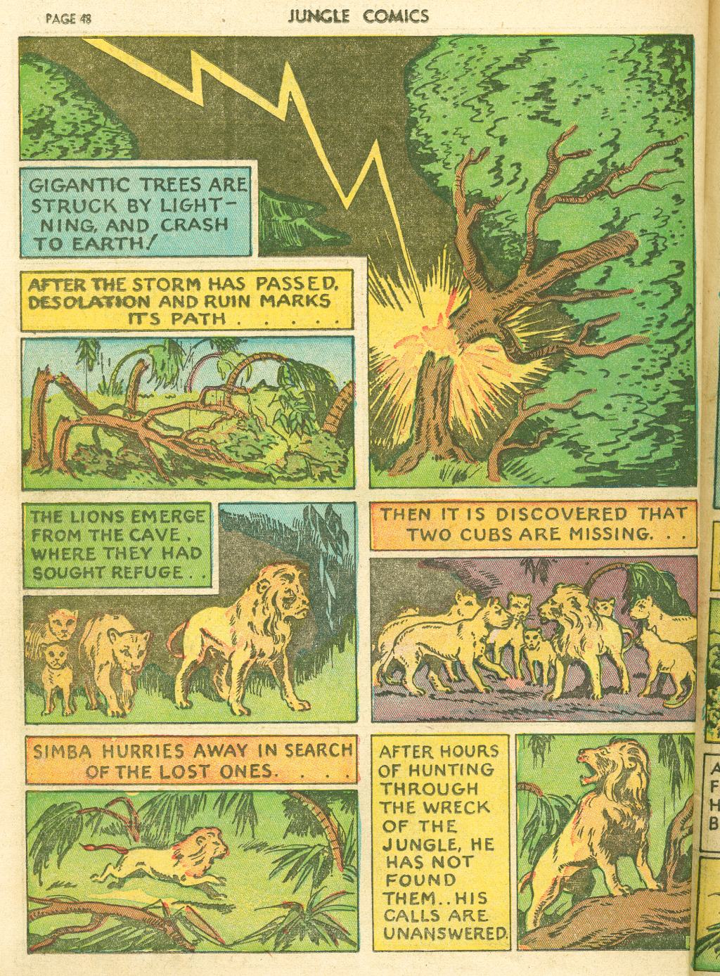 Read online Jungle Comics comic -  Issue #4 - 51