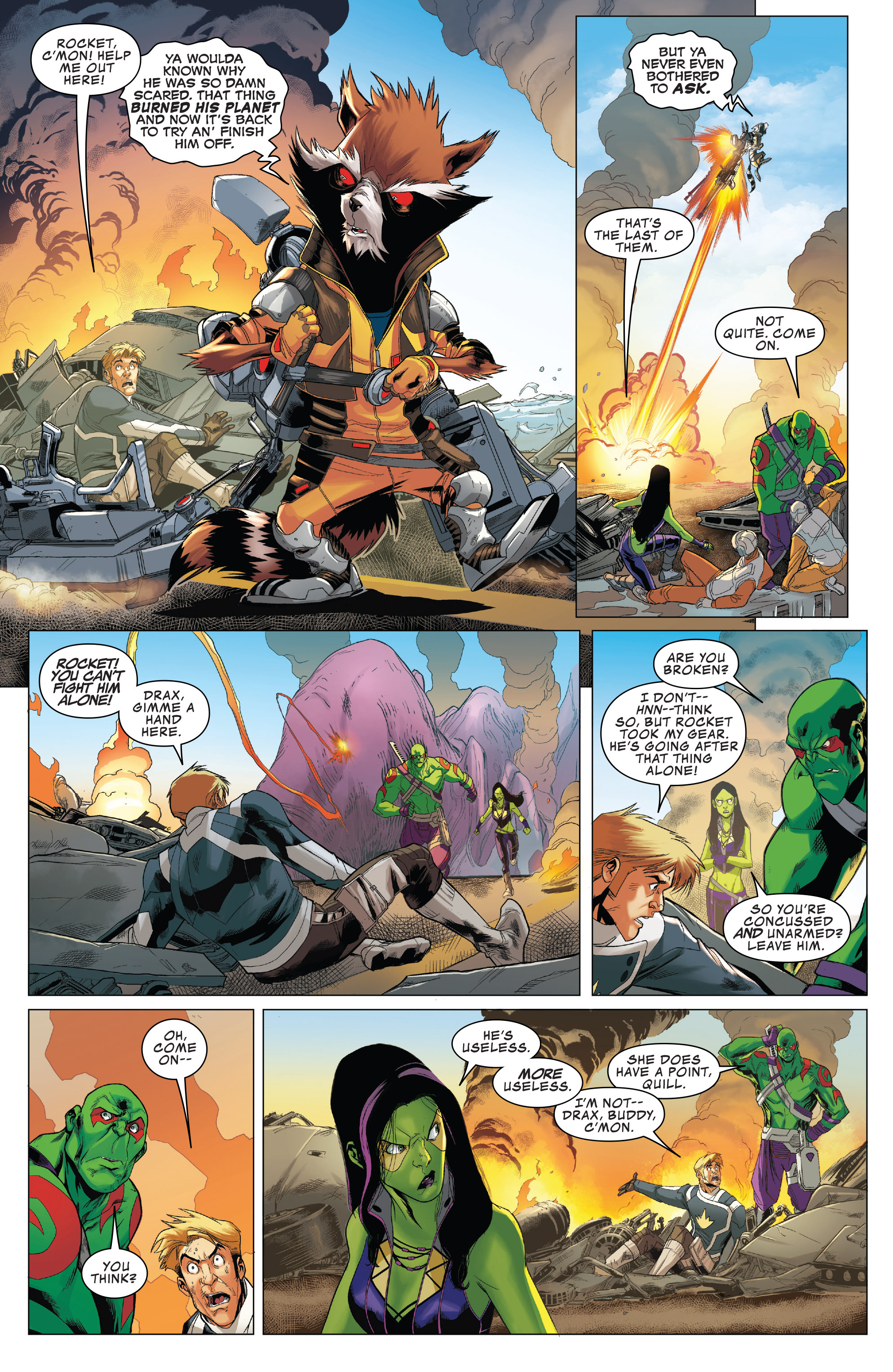 Read online Guardians of the Galaxy (2015) comic -  Issue #1.MU - 18