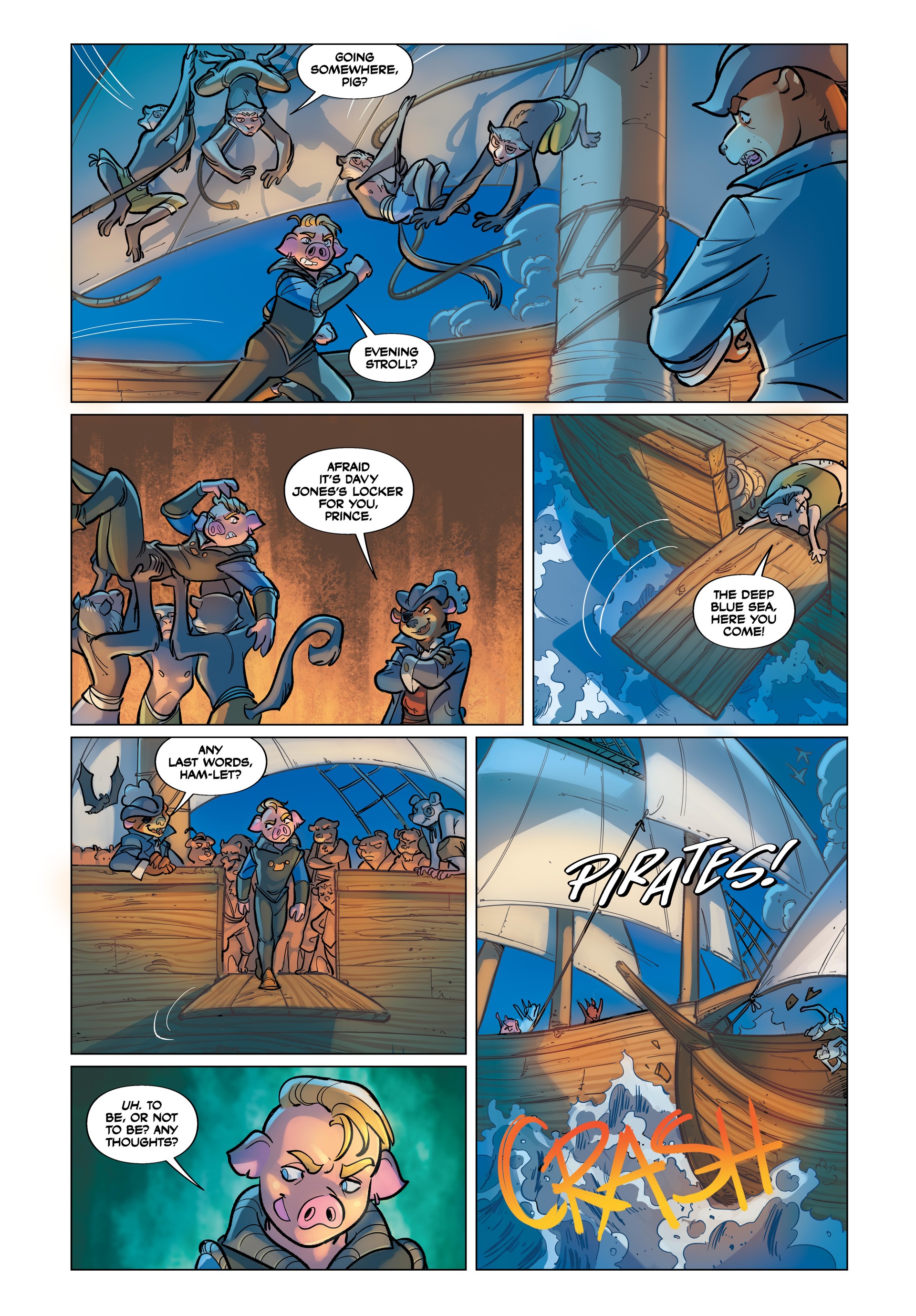 Read online Ham-let: A Shakespearean Mash-up comic -  Issue # Full - 42