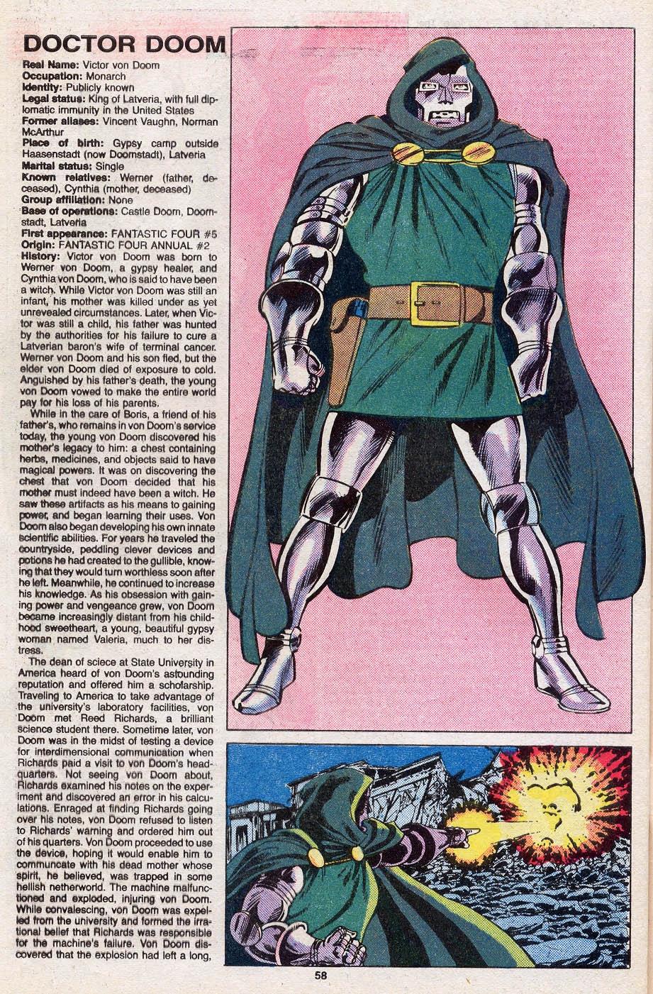 Read online The Official Handbook of the Marvel Universe Deluxe Edition comic -  Issue #3 - 60