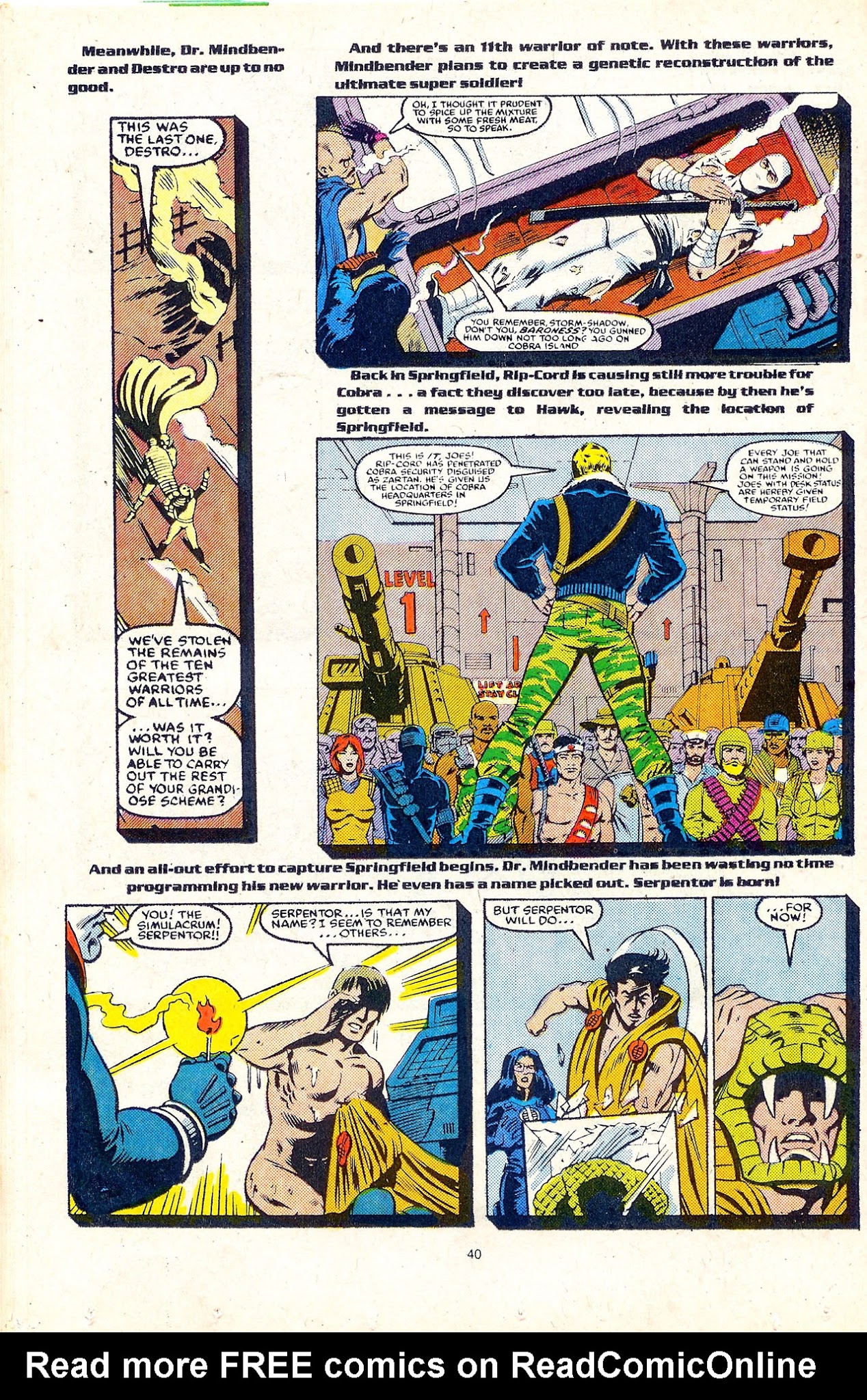 Read online G.I. Joe Yearbook comic -  Issue #3 - 42