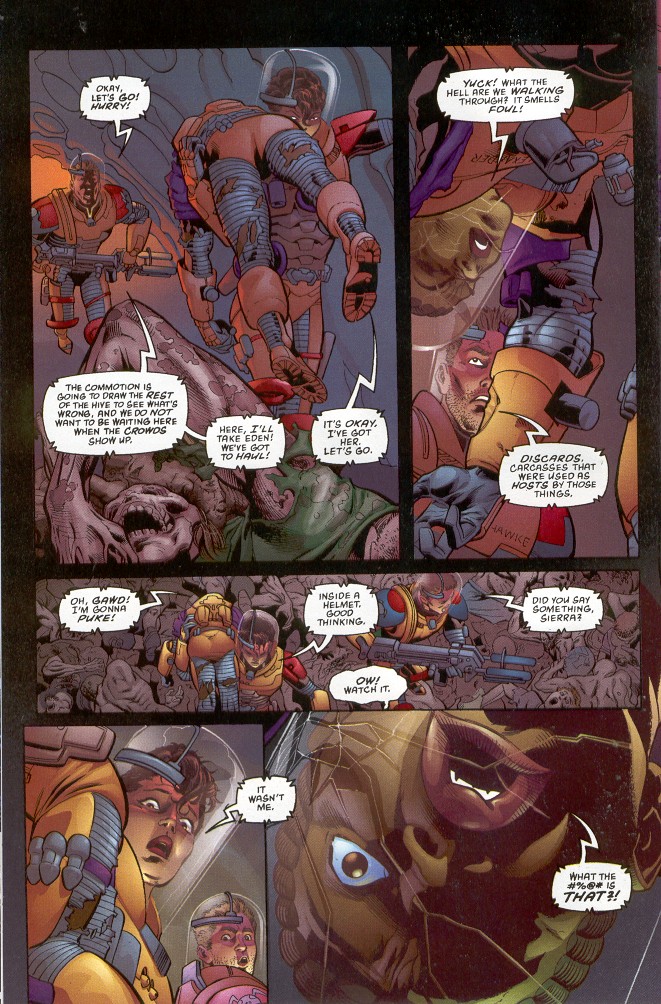Read online Aliens: Xenogenesis comic -  Issue #4 - 18