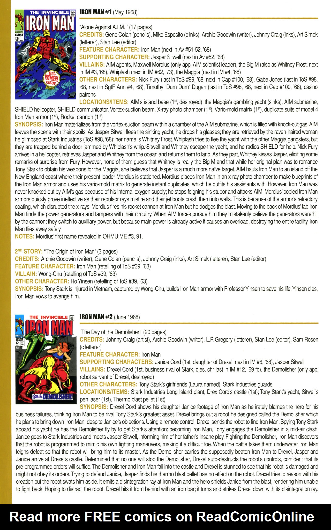 Read online Official Index to the Marvel Universe comic -  Issue #2 - 40