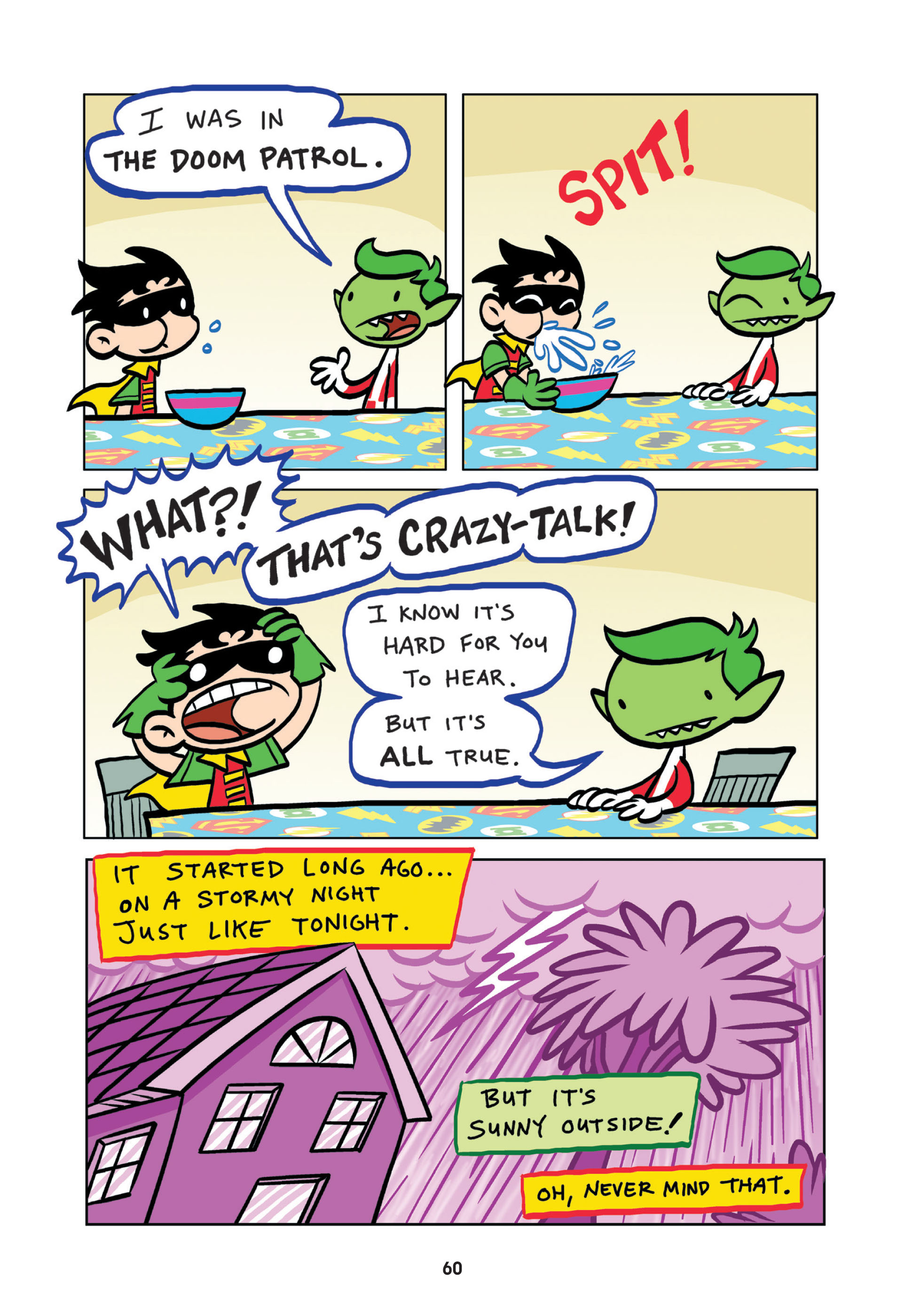 Read online Tiny Titans: Beast Boy & Raven comic -  Issue # TPB - 60