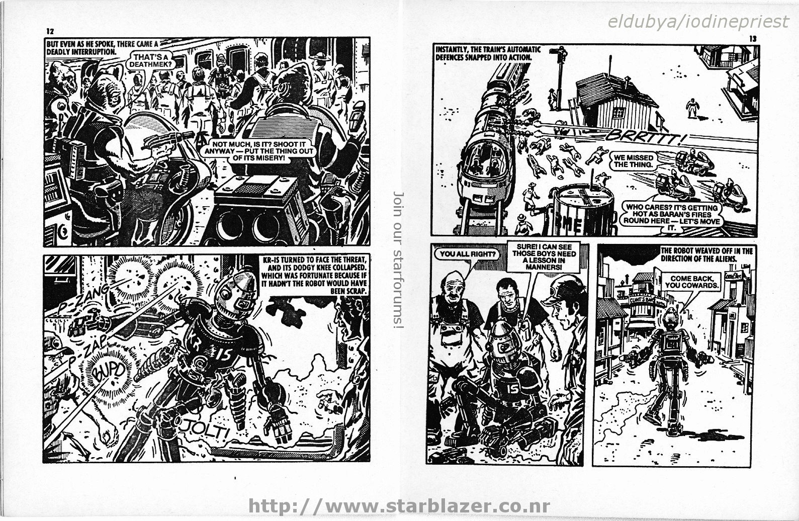 Read online Starblazer comic -  Issue #204 - 8