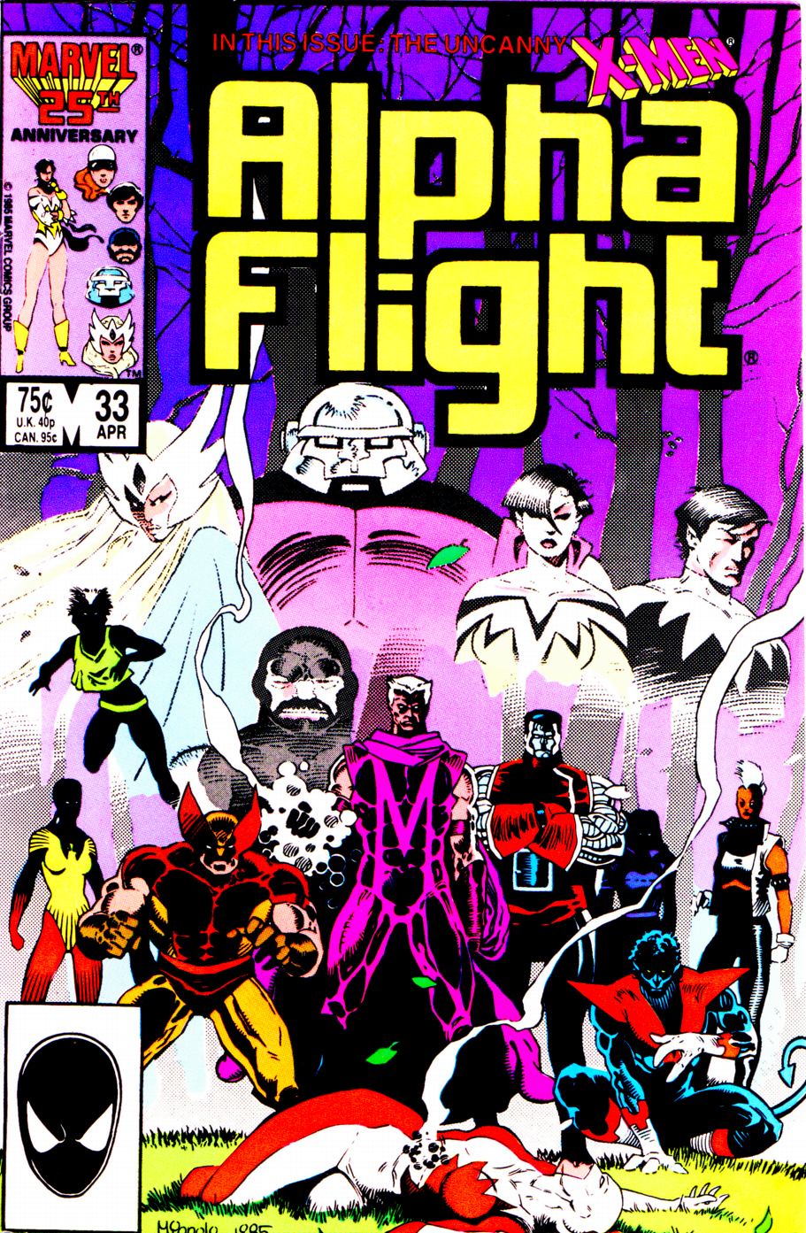 Read online Alpha Flight (1983) comic -  Issue #33 - 1