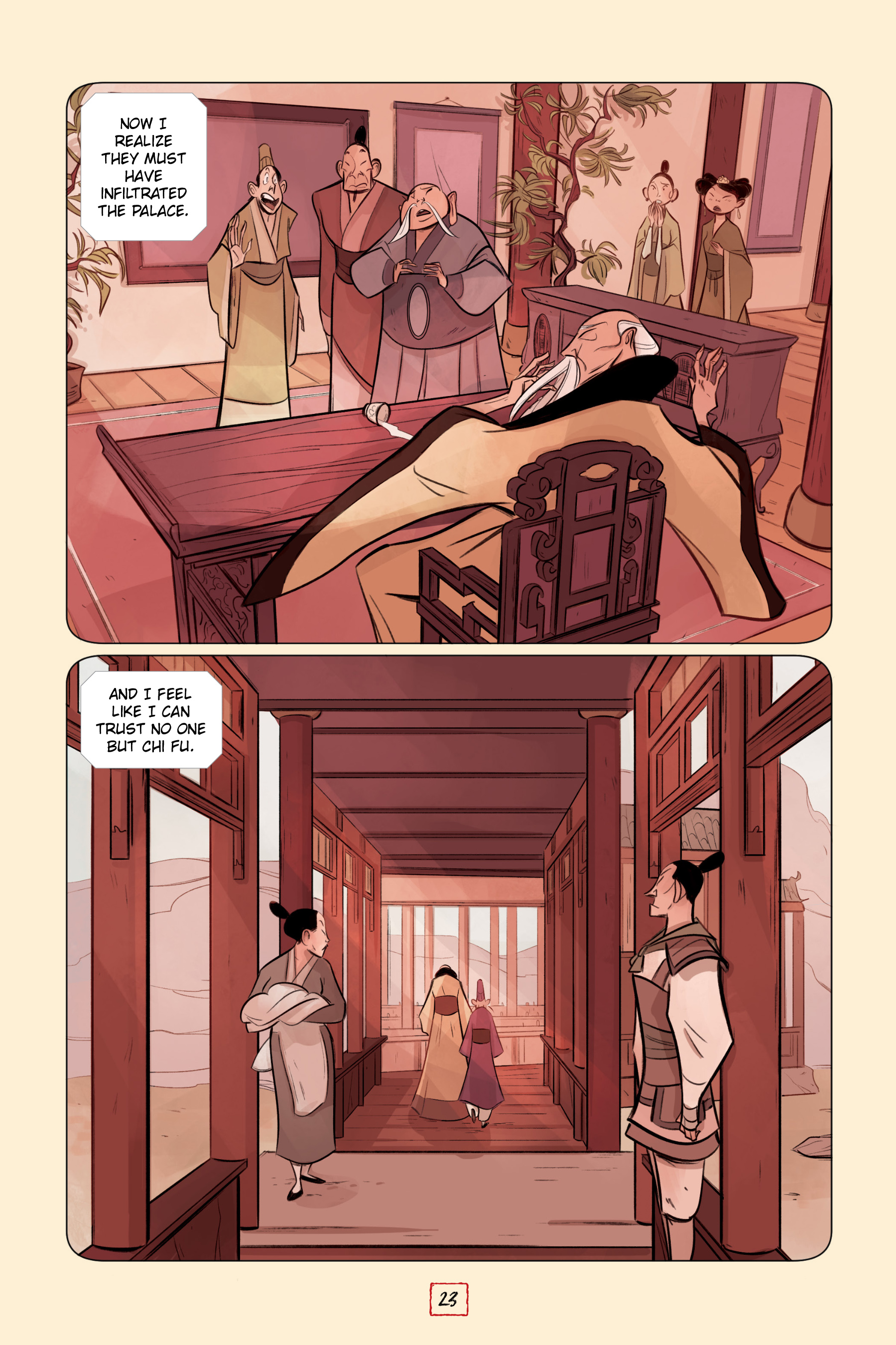 Read online Disney Mulan's Adventure Journal: The Palace of Secrets comic -  Issue # TPB - 25