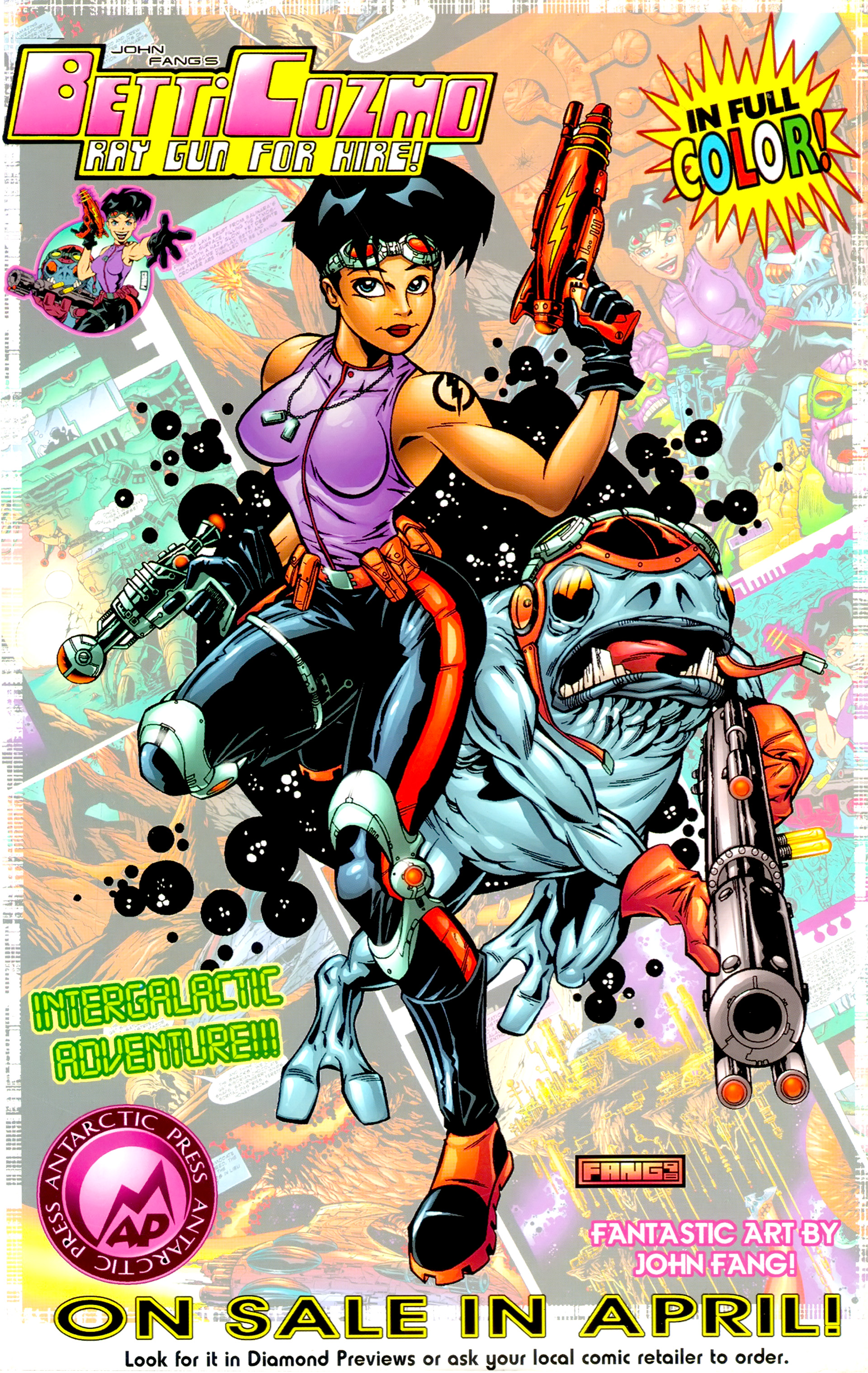 Read online Warrior Nun: Black & White comic -  Issue #17 - 36