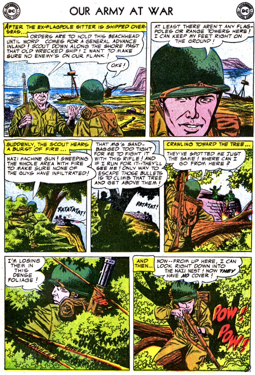 Read online Our Army at War (1952) comic -  Issue #37 - 29