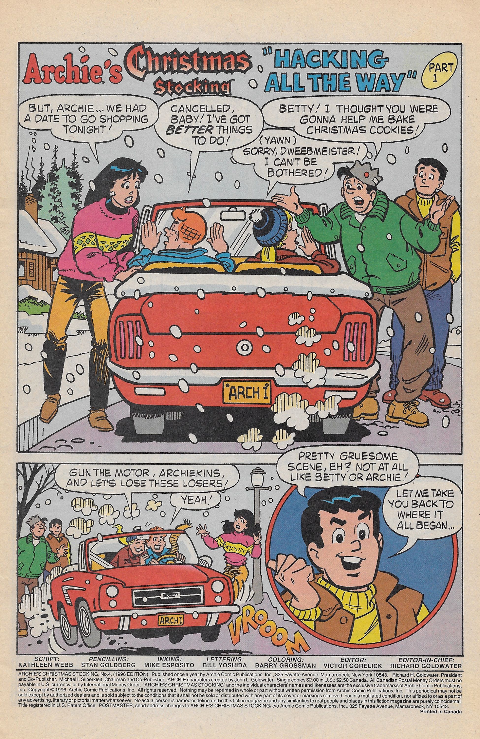 Read online Archie's Christmas Stocking comic -  Issue #4 - 3