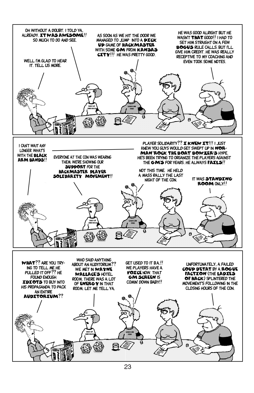 Read online Knights of the Dinner Table comic -  Issue #21 - 25