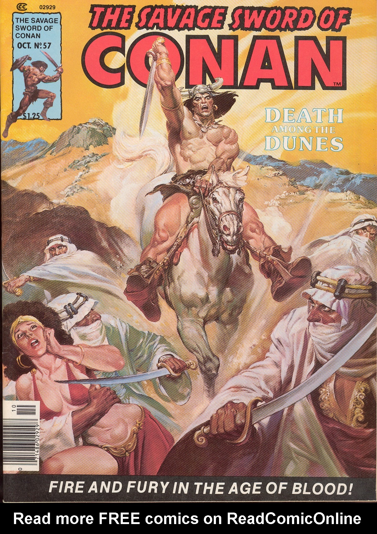 Read online The Savage Sword Of Conan comic -  Issue #57 - 1