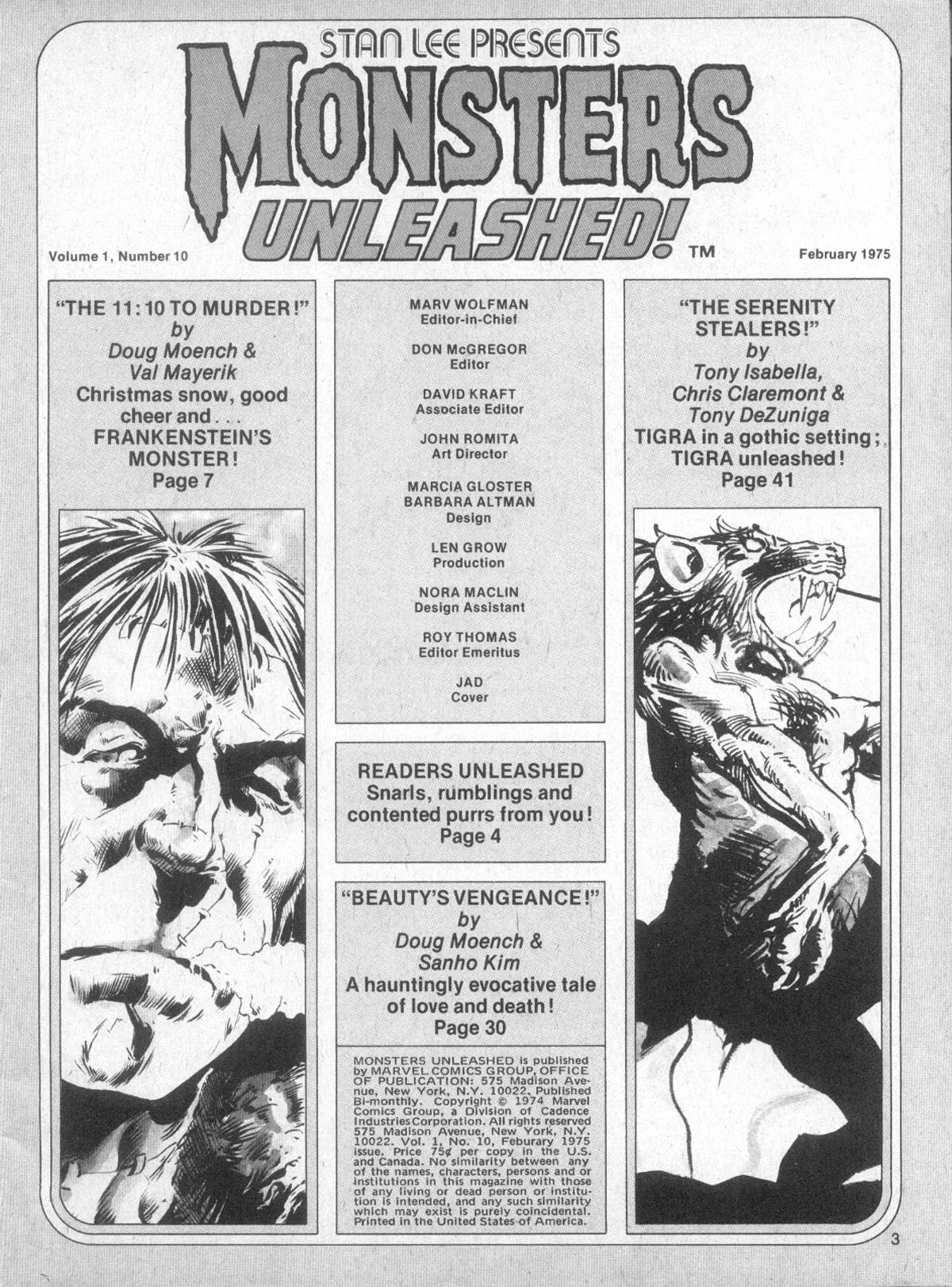 Read online Monsters Unleashed (1973) comic -  Issue #10 - 4