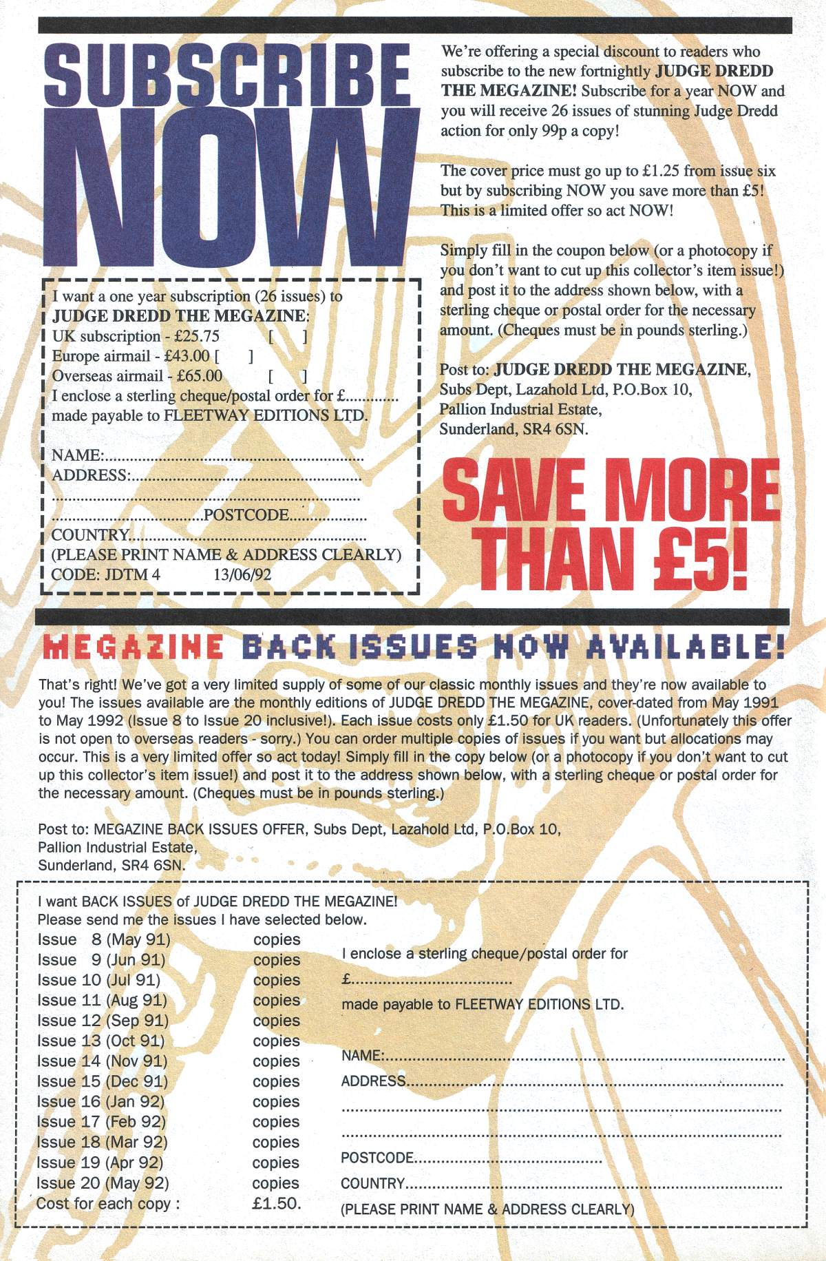 Read online Judge Dredd: The Megazine (vol. 2) comic -  Issue #4 - 25