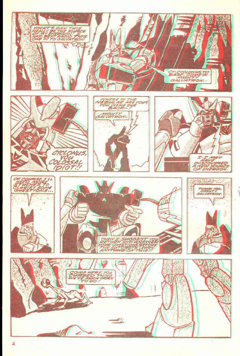 Read online The Transformers in 3-D comic -  Issue #1 - 5