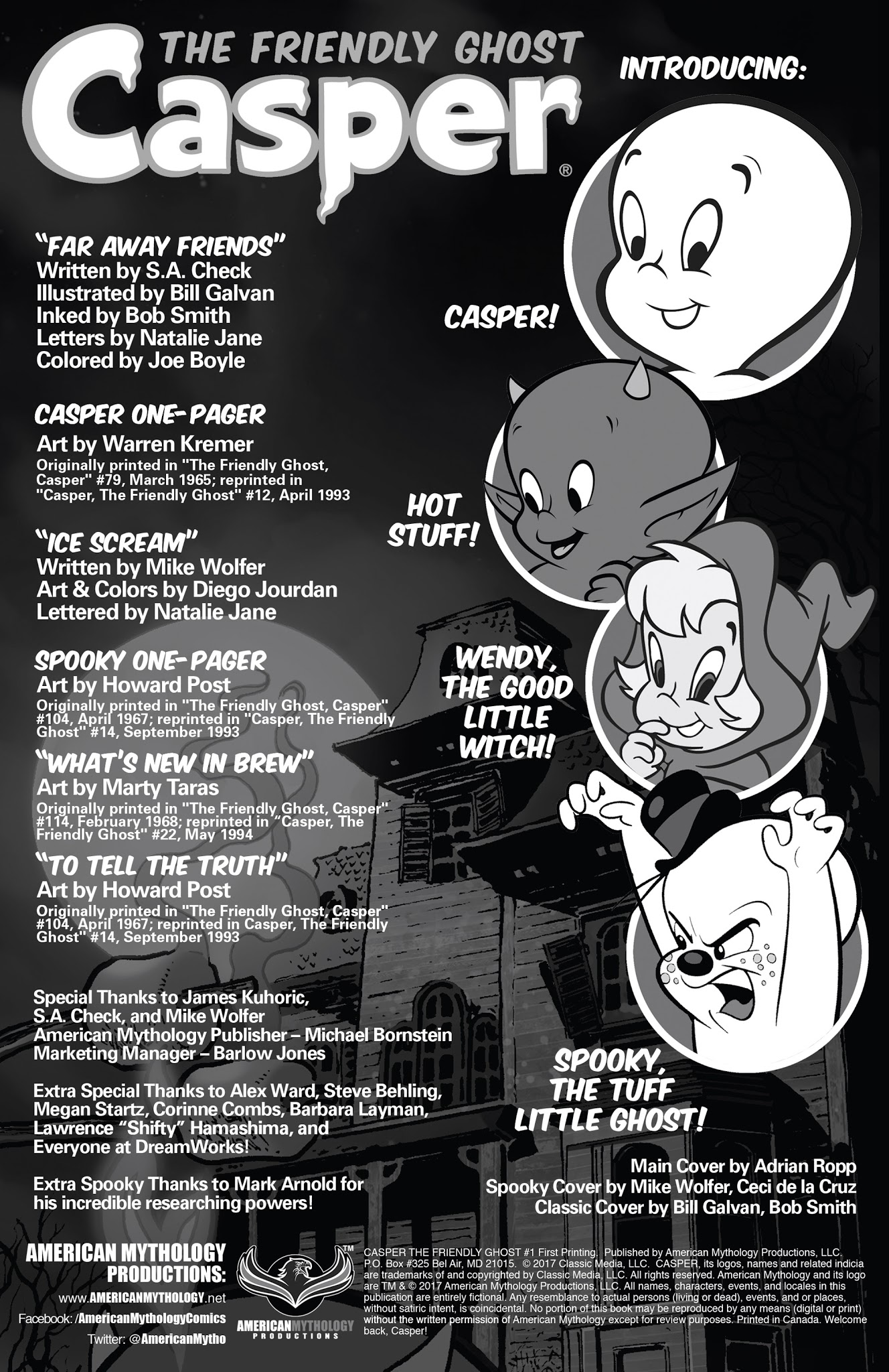 Read online Casper the Friendly Ghost comic -  Issue #1 - 2