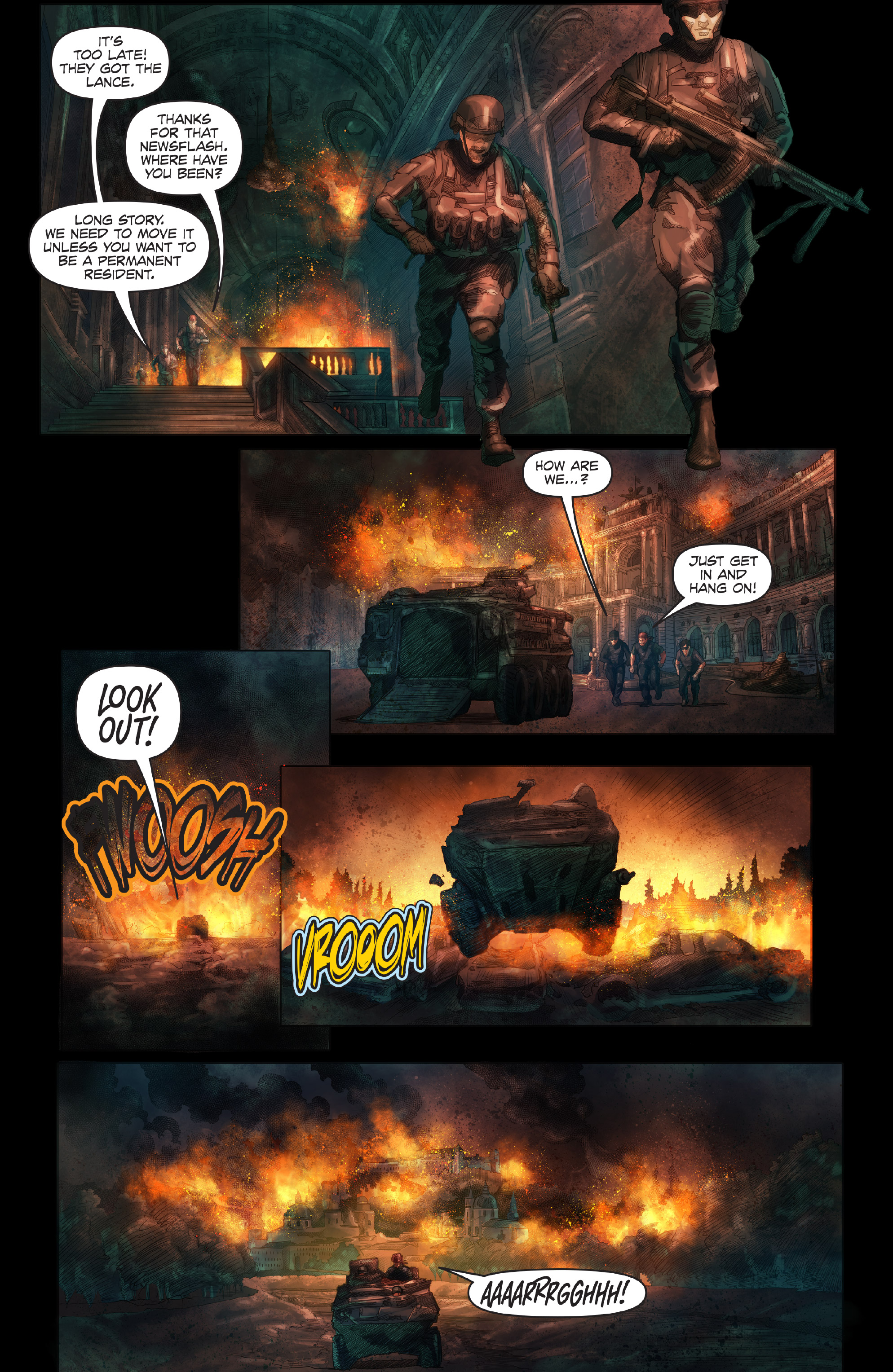 Read online Afterburn: Crossfire comic -  Issue #2 - 5