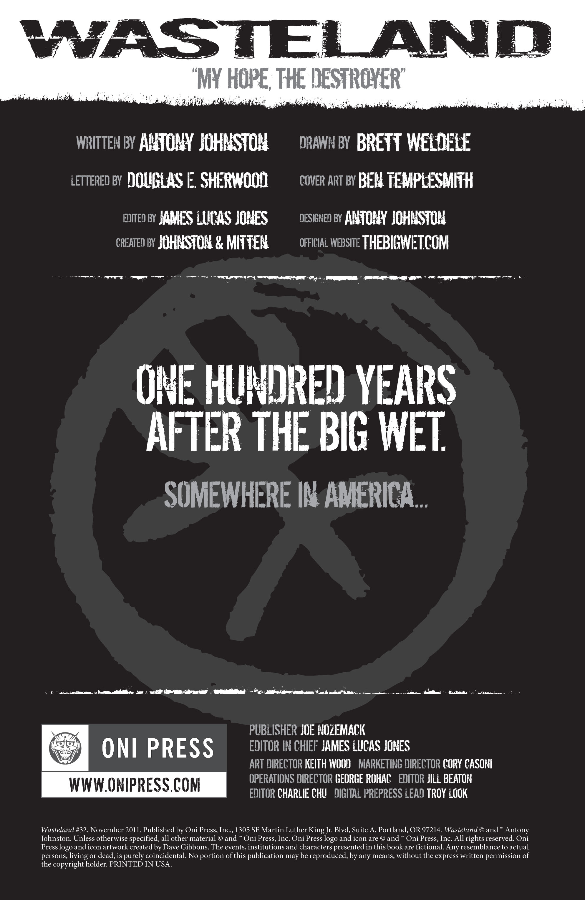 Read online Wasteland (2006) comic -  Issue #32 - 2