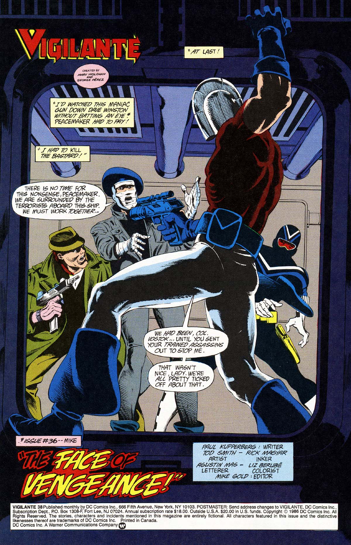 Read online Vigilante (1983) comic -  Issue #38 - 3