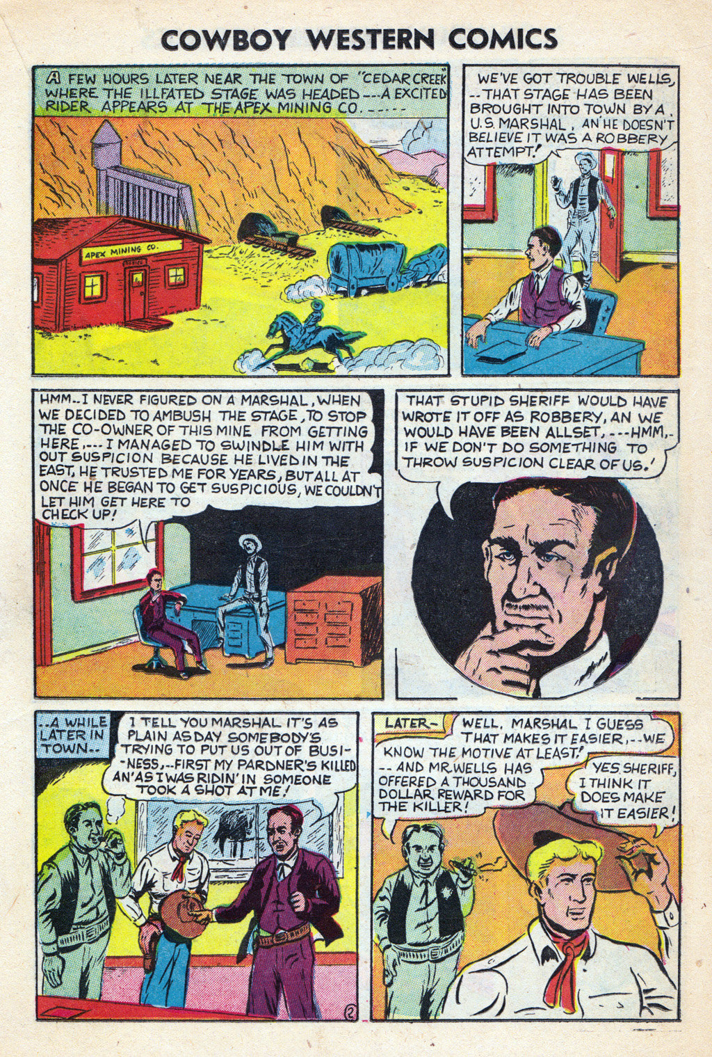 Read online Cowboy Western Comics (1948) comic -  Issue #35 - 15
