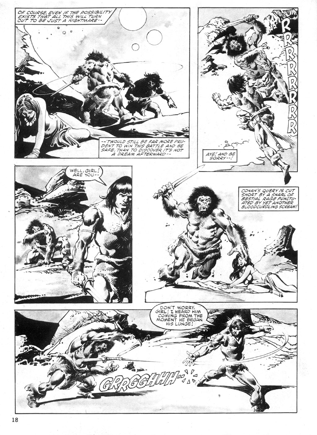 Read online The Savage Sword Of Conan comic -  Issue #93 - 18