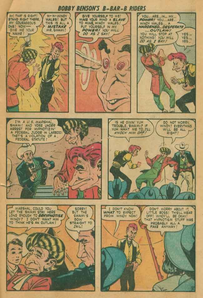 Read online Bobby Benson's B-Bar-B Riders comic -  Issue #11 - 29