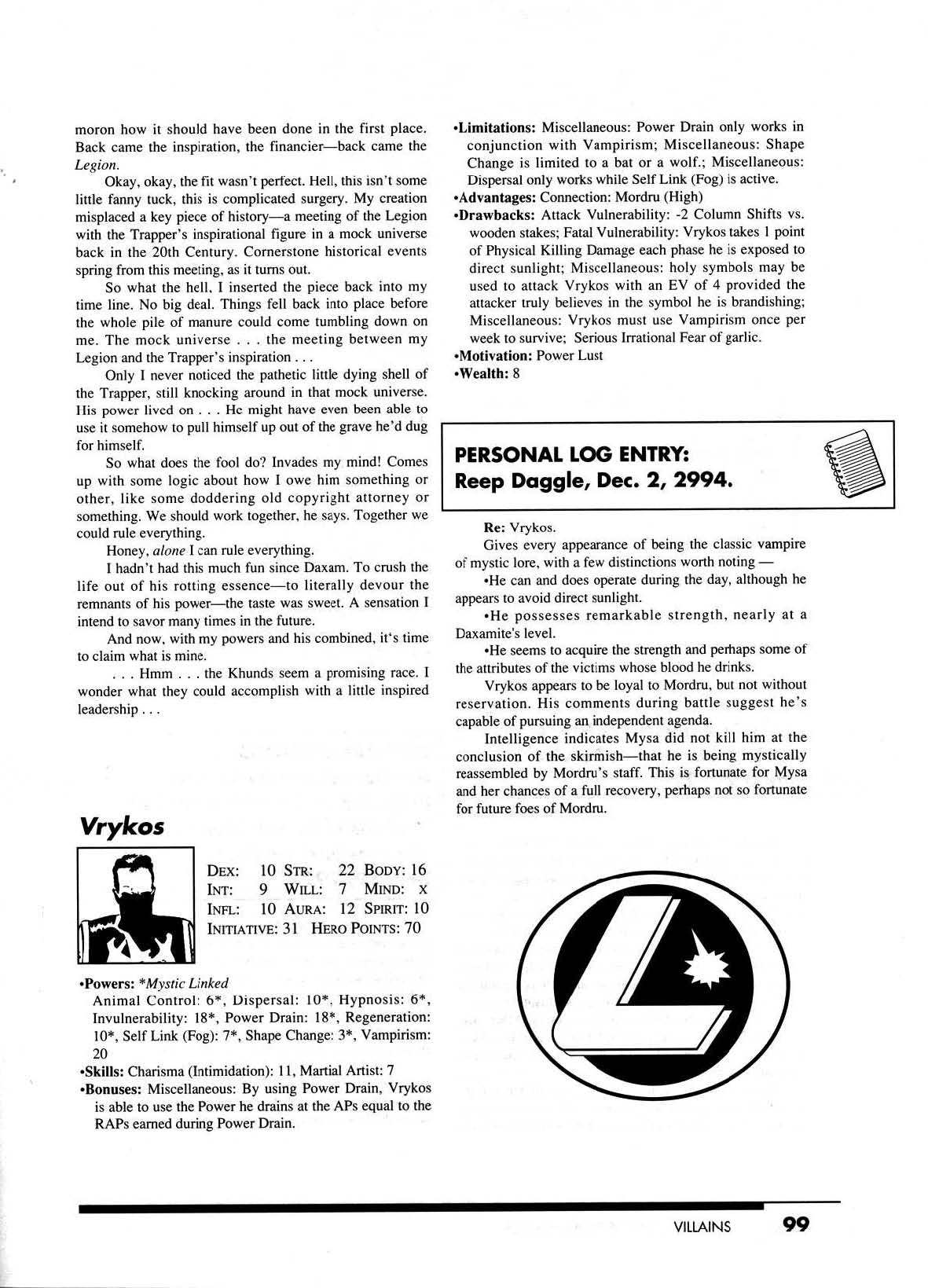 Read online 2995: The Legion of Super-Heroes Sourcebook comic -  Issue # TPB - 100