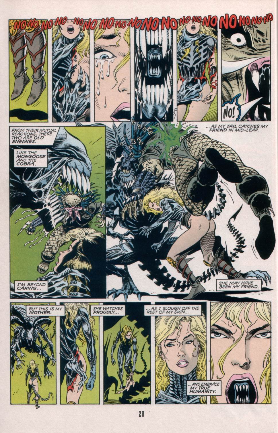 Read online Aliens/Predator: The Deadliest of the Species comic -  Issue #5 - 21