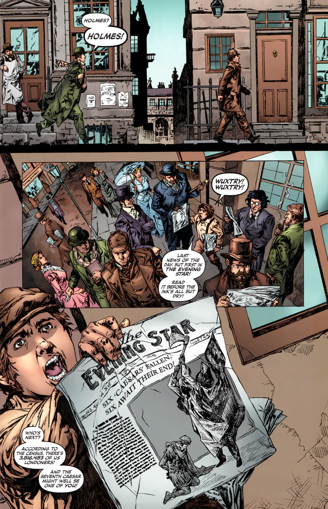 Read online Sherlock Holmes: Year One comic -  Issue #4 - 7